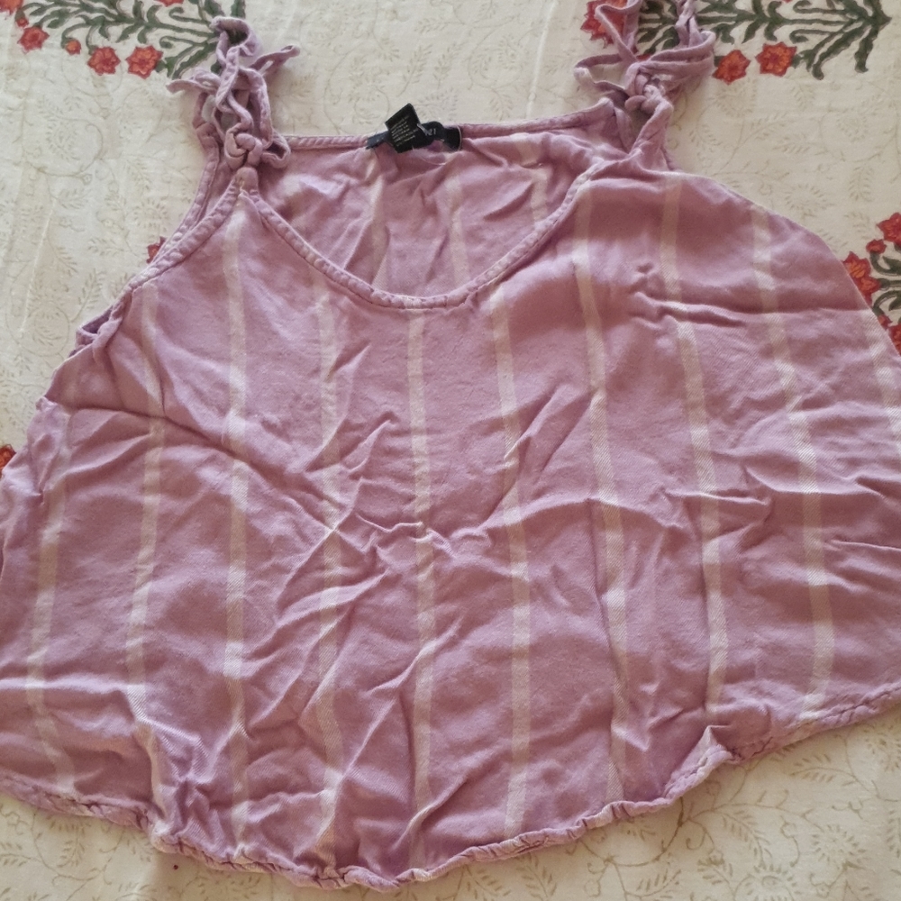 Crop top with ties